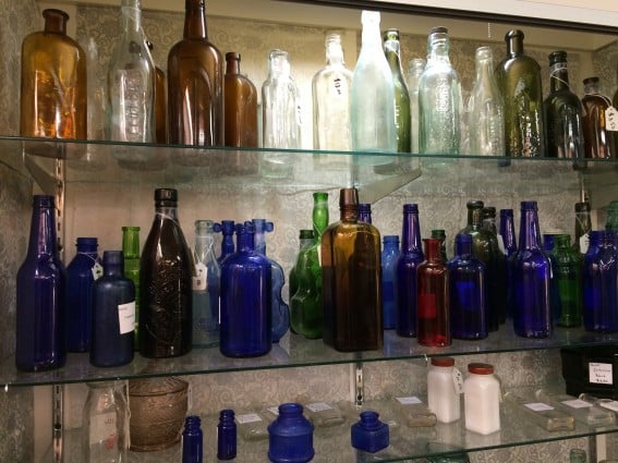 glass bottles