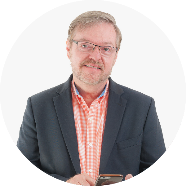 charles-major Charles Major wearing an orange check shirt with a gray blazer